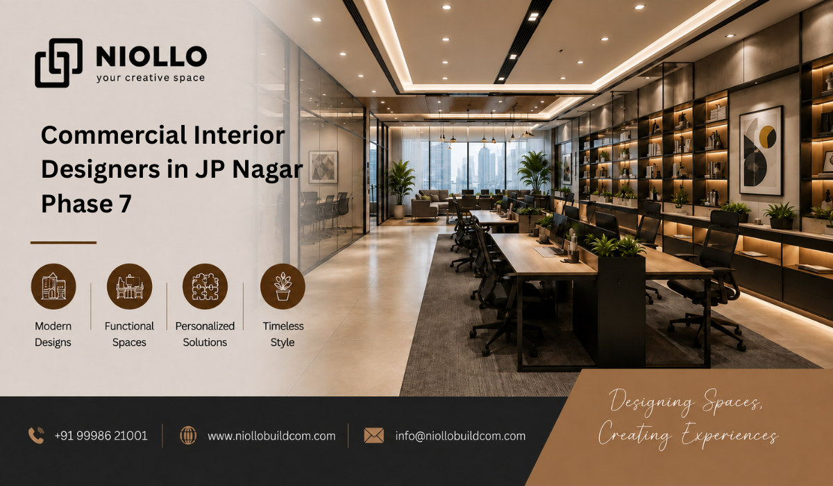  Commercial Interior Designers in JP Nagar Phase 7