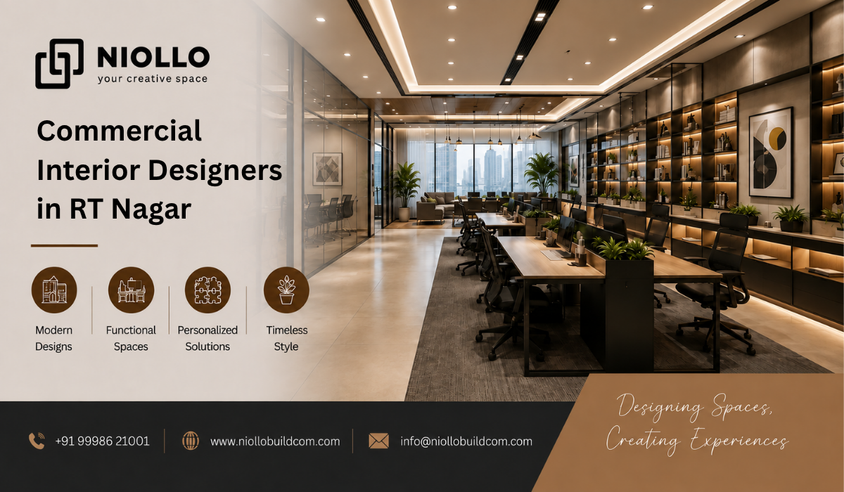  Commercial Interior Designers in RT Nagar