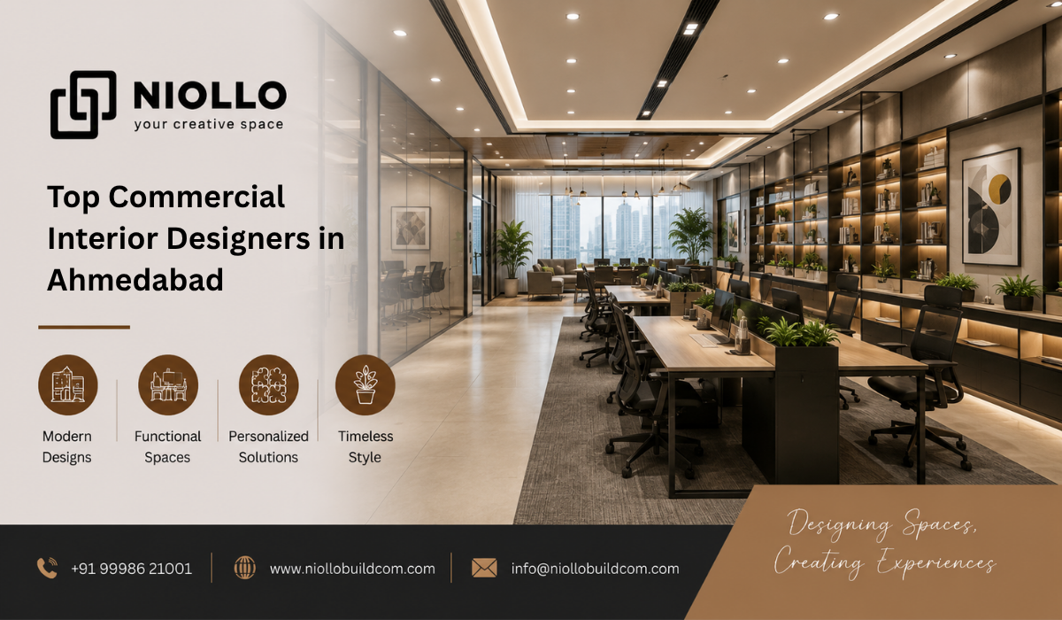 Top Commercial Interior Designers in Ahmedabad